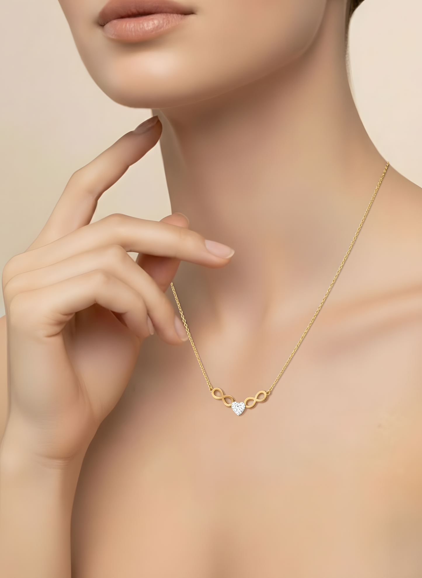 Colier Infini Cœur d'Amour