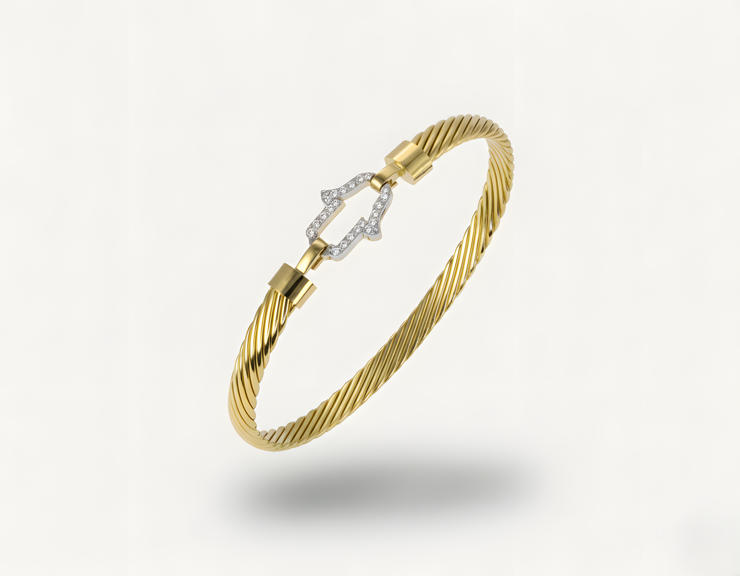 Bracelet Khmissa doreé